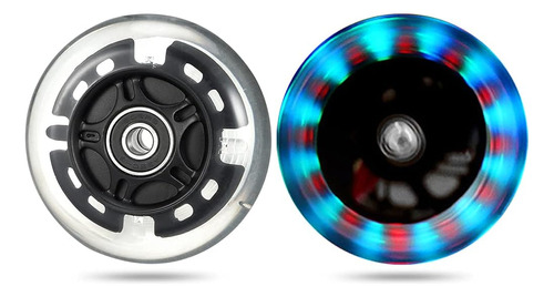 Kutrick Light Up 80mm Inline Skate Wheels And Kick Scooter 8