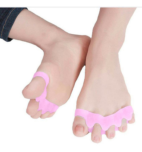 Corrector Juanetes, Separador Dedos Hallux Valgus Gde Color Rosa