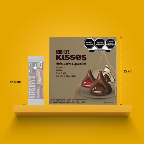 Chocolate Hershey's Kisses Selección Especial Caja 260.5g