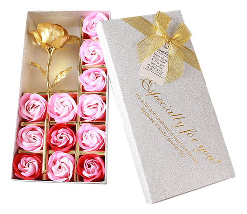 Caja De Rosas De Regalo De San Valentín Con Aroma A Flor De