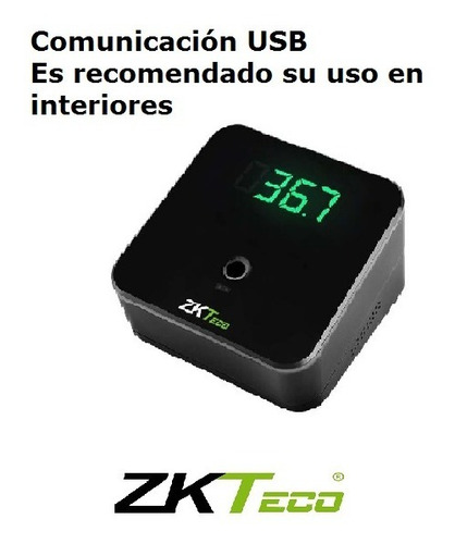 Imagen 4 de 9 de Termómetro Usb Control Acceso Uso Interior Tdm95e Zkteco