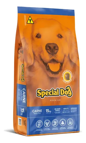 Special Dog Premium Carne Ração Para Cães Adulto 15kg