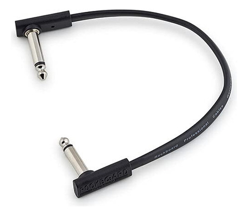 Cable De Parche Plano Negro De 20 Cm (7,87 )