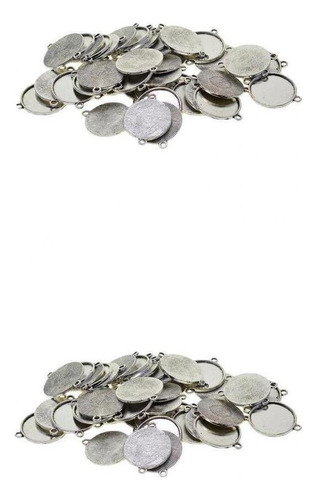 Tg Lote De 100, Bisel De Camafeo Liso En Blanco 16 Mm + 18