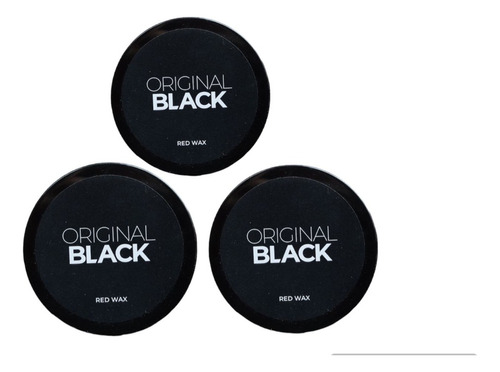 Pomada Cera Para El Cabello Original Black Red Wax 50ml