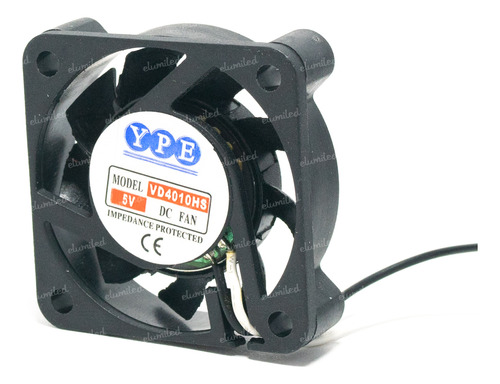 5x Fan Cooler Ventiladores 40mm X 40mm X 10mm 5v Buje