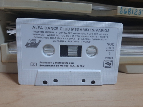 Alfa Dance Club Megamixes - Varios (cassette Original 