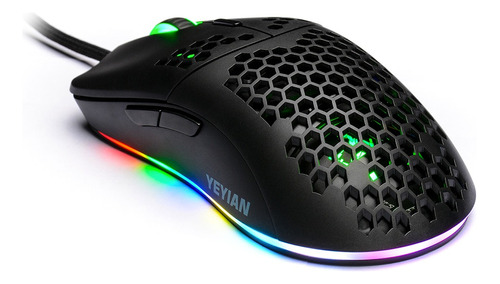 Mouse Gamer Yeyian Ymg-24310 Links3000 Rgb/usb,7200dpi Negro