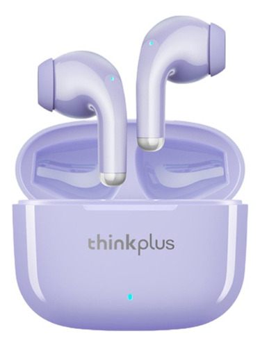 Audífonos Inalámbricos In-ear Lenovo Thinkplus Lp40 Pro Viol Color Violeta Color de la luz Blanco
