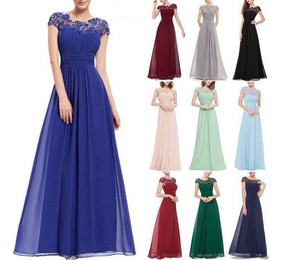 Vestidos De Damas Honor Color Azul | MercadoLibre 📦
