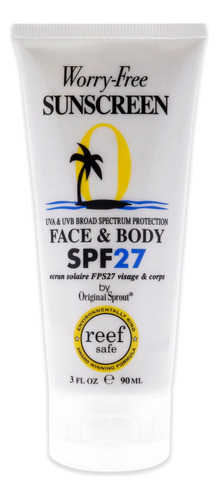 Original Sprout Protector Solar Spf 27 Para Rostro Y Cuerpo