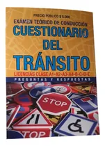Comprar Cuestionario De Transito Libro Examen Teórico De Conducción 