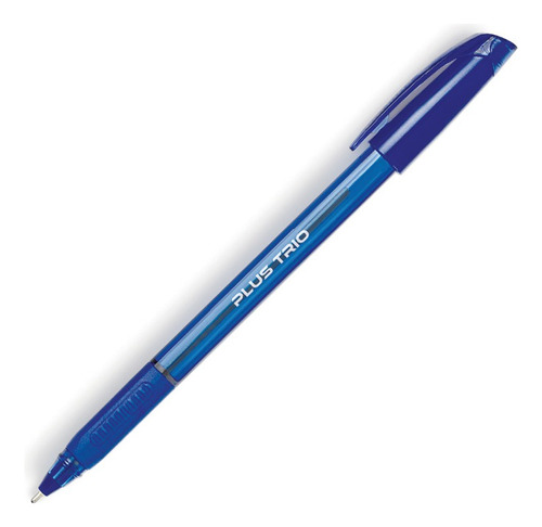 Bolígrafo Lapicera Tinta Gel Azul Trazo 1mm. Caja X 50