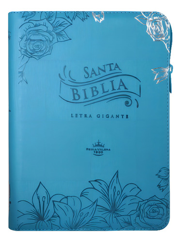 Biblia Rvr1960 Letra Gigante Azul Rvr086cztilgipjr