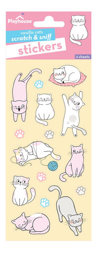 Playhouse Pretty Kitties - Hojas De Calcomanias Perfumadas D