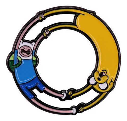 Hora De Aventura - Pin Finn Jake Bmo Rey Helado Arcoiris 02