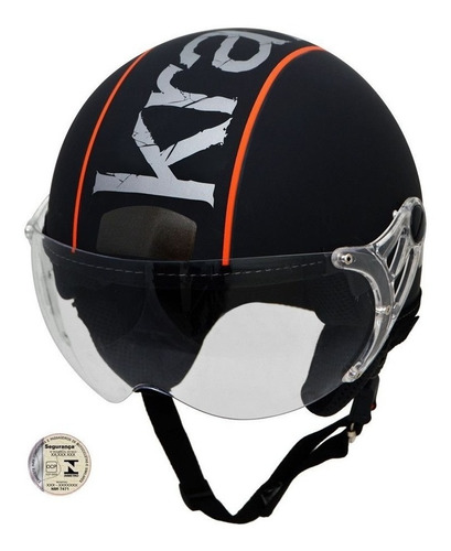 Capacete Kraft Aberto Personalizado Harley Drag Vulcan M800