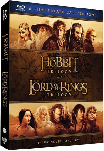 El Señor De Los Anillos - El Hobbit Theatrical 6 Bluray Bd25