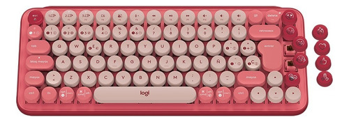 Teclado Mecánico Logitech Pop Keys Heartbreaker Wireless