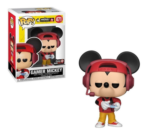 Funko Pop Disney Gamer Mickey Gamestop Exclusive
