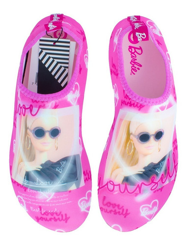 Imagen 4 de 4 de Aqua Shoes Niña Barbie Rosado Moletto