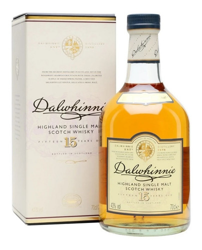 Whisky Dalwhinnie 15 Años  Single Malt, 750 Ml.