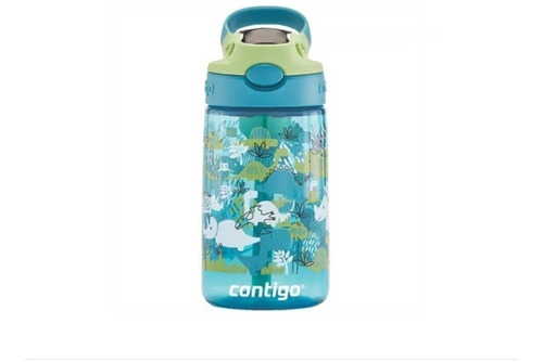 Botella Infantil Contigo Easy Clean Lid 14oz Verde Con Azul