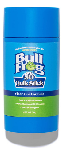 Bullfrog Quik Stick Protector Solar Spf 50 | Libre De Oxiben