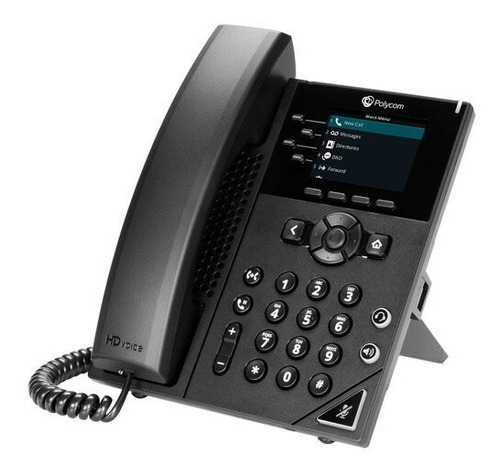 Poly Teléfono Ip Con Pantalla Lcd 2.8 Vvx 250 2200-4882 /v
