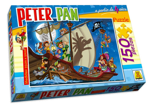 Rompecabezas Puzzle Peter Pan 150 Piezas Implas Infantil