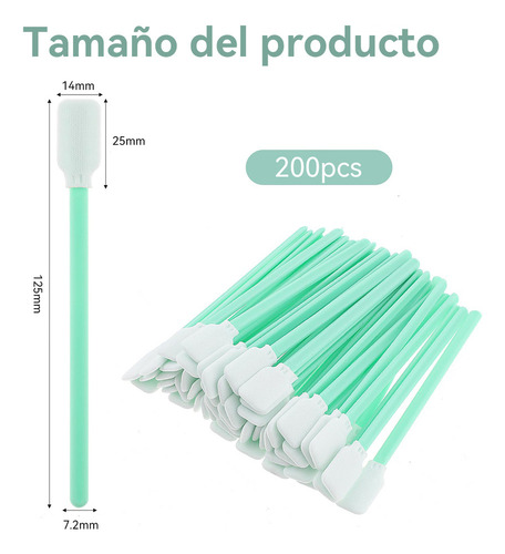 Wa 200 Piezas Hisopos De Limpieza For Plotter/impresora