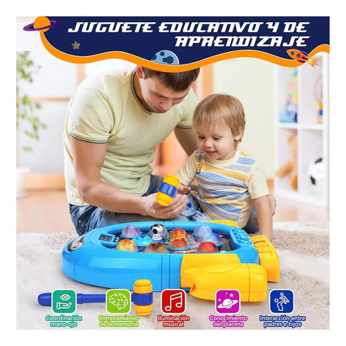 Juego Eléctrico De Golpear Topos Para Niños