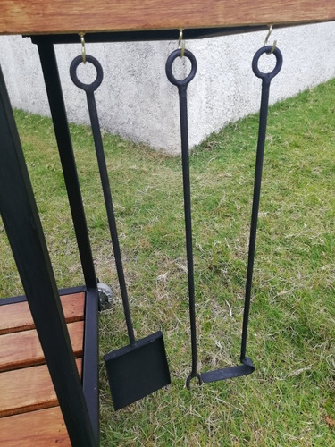 Parrillero De Hierro Portátil