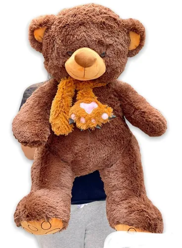 Oso De Peluche Gigante 2metros Perfumado Y Moño De Regalo