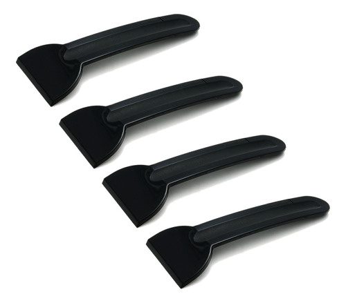 Swissmar Juego De 4 Espatulas Raclette, Color Negro