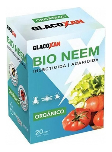 Glacoxan Bio Aceite De Neem Orgánico Ideal Cultivo 20cc