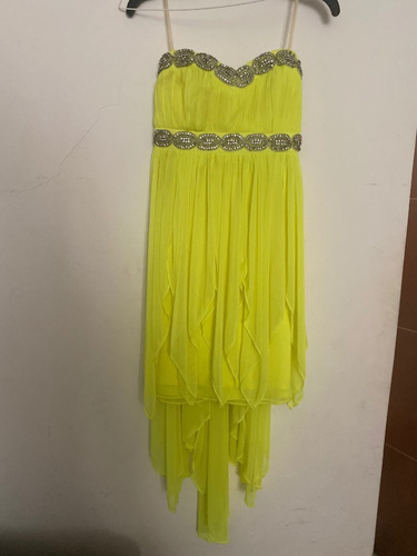 Bello Vestido De Fiesta Usado Talla 1 Jovencita O Mujer 15