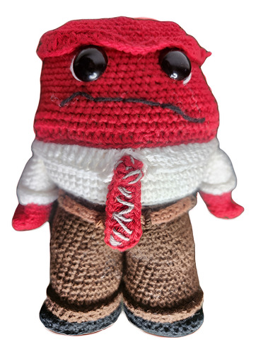 Furia: Amigurumi Del Personaje De Intensamente - 18 Cm