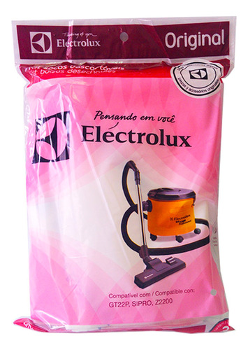 Saco Descartável C/ 3 Un Para Asp Electrolux 70035016 32238