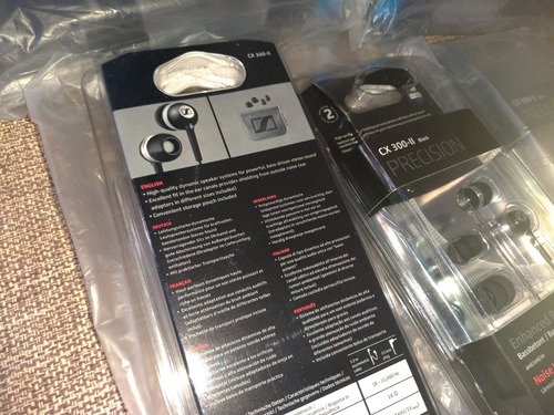 Fone Ouvido Sennheiser Cx 300 I I Precision In-ear (lacrado)