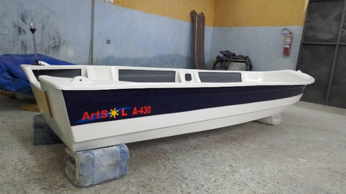 Barco Bote Fibra Vidro Pesca 4.30 Artsol 40 Anos Fabrica