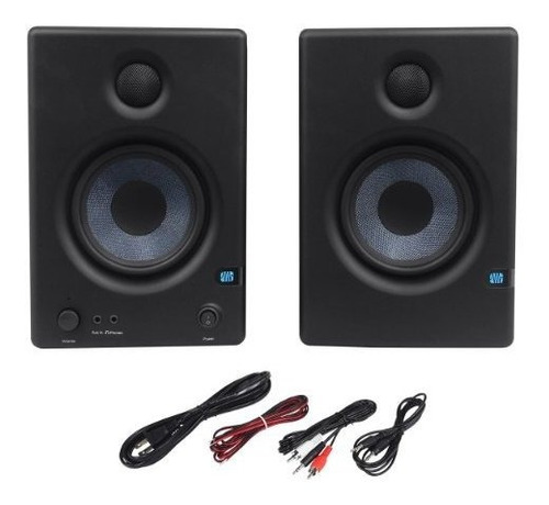 (2) Presonus Eris E4.5 Powered 4.5  Monitores De Estudio + C