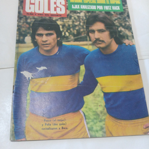 Goles 1234 Boca Juniors Ponce Y Peña  Sin Poster