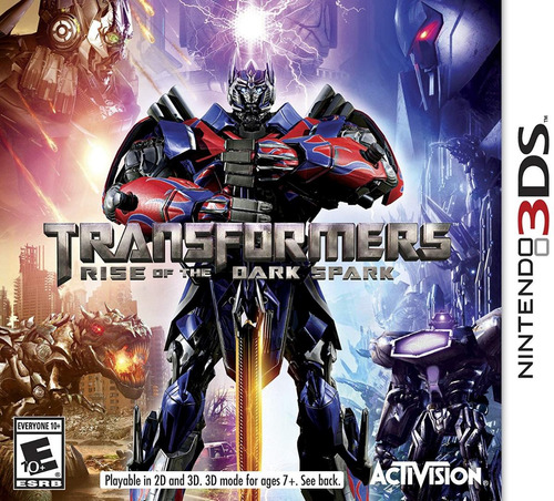 Transformers Rise Of The Dark Spark - 3ds - Midia Fisica!