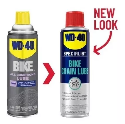 Lubricante de cadena en aerosol WD40 BIKE