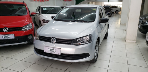 Imagem 1 de 13 de Vw Voyage 1.0 Trend Prata 2016 Flex