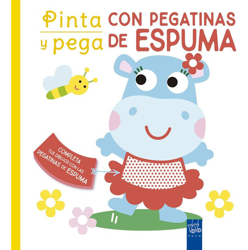 Pinta Y Pega Con Pegatinas De Espuma. Amarillo