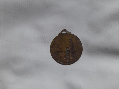 Medalla Francesa 1º Guerra Mundial Dia De Los Huerfanos 1916