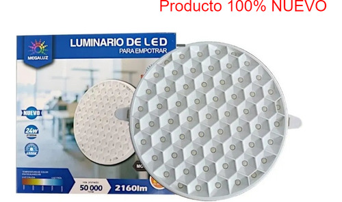 Luminaria Led Para Empotrar 24 Watts Panal