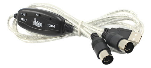 Cable Convertidor Midi Usb A Pc Teclado Computadora
